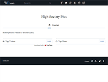 Tablet Screenshot of highsocietyplus.com